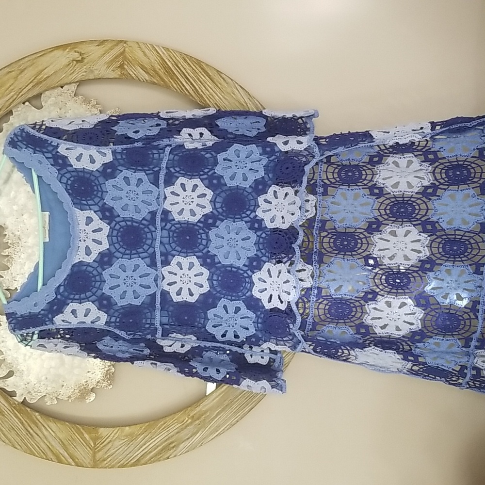 💙Crocheted sweater
